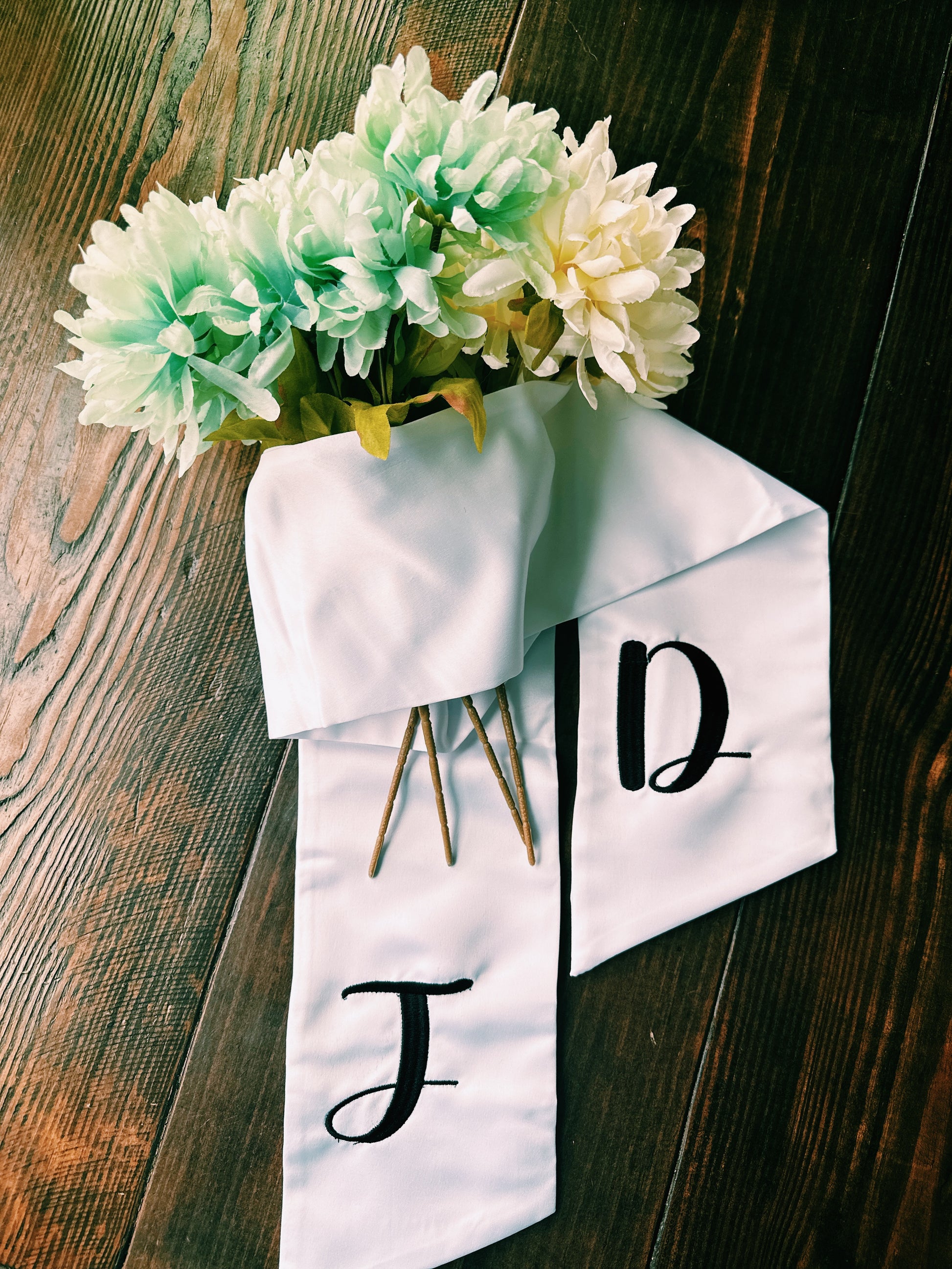 Wedding Bouquet Sash
