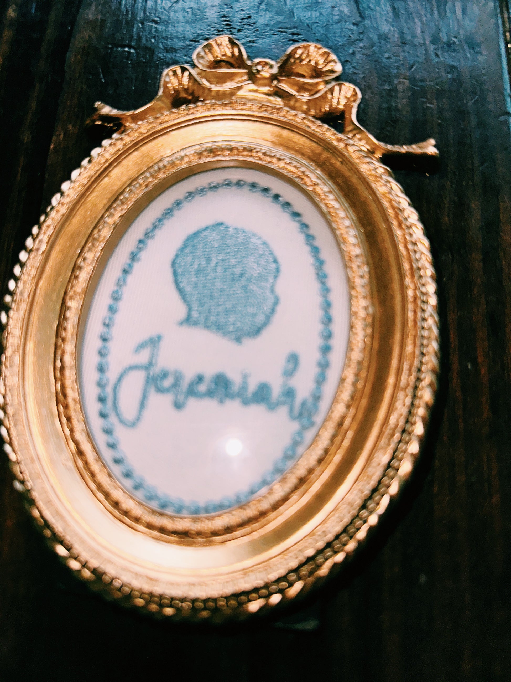 Sweet Baby Embroidered Silhouette