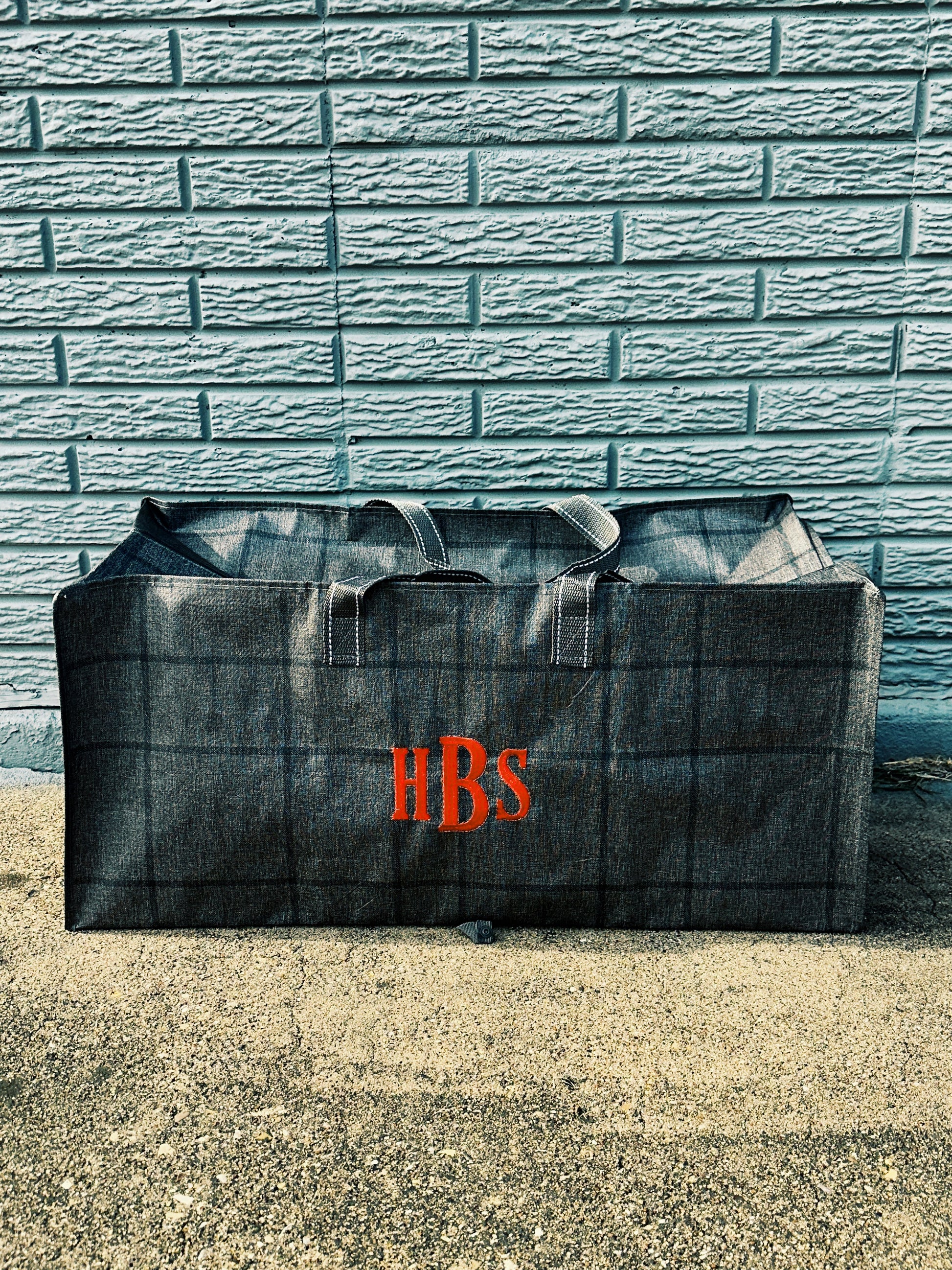 Monogrammed College Moving Bags Set of Three