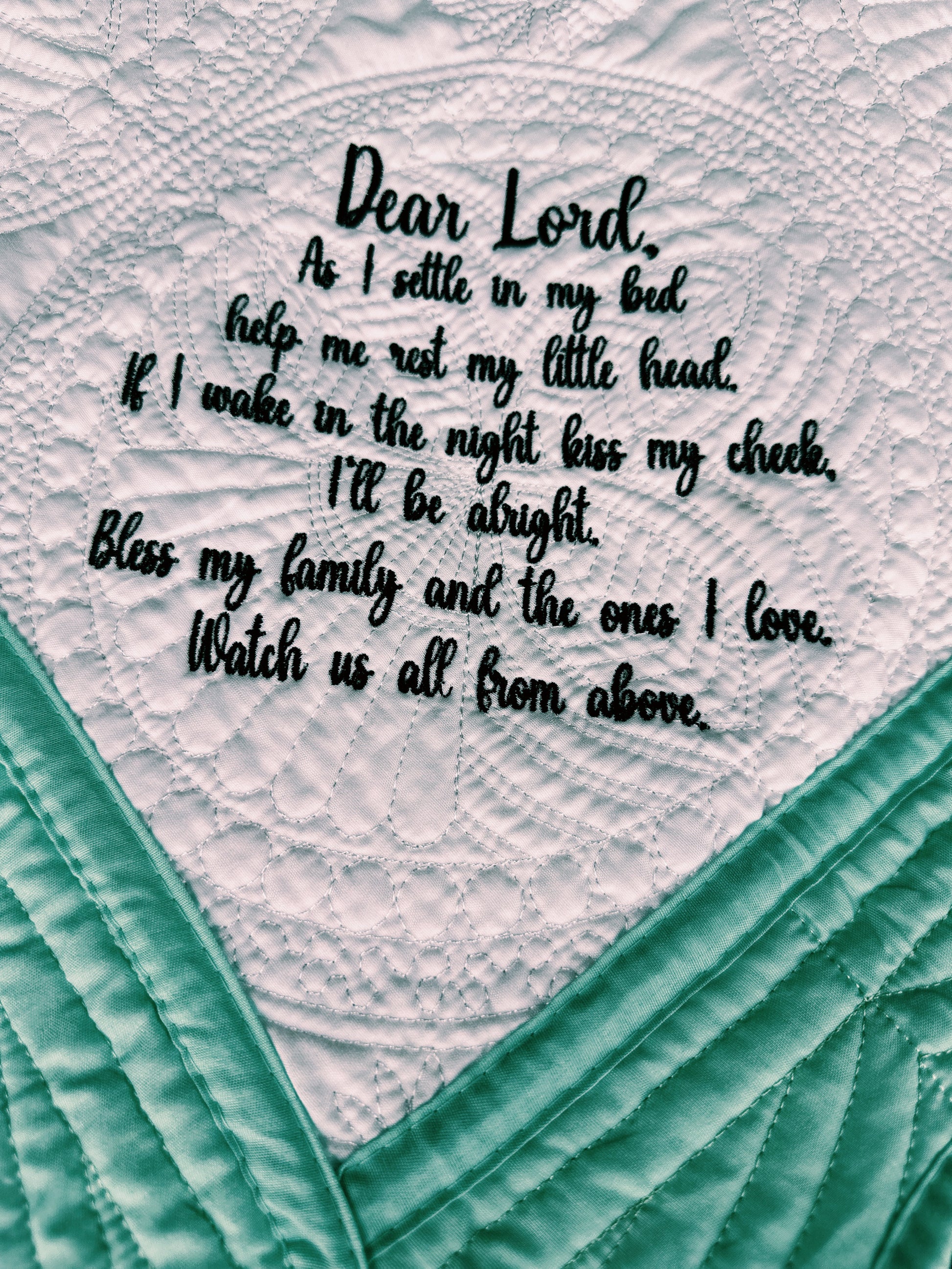 Sweet Baby Bible Verse Quilt