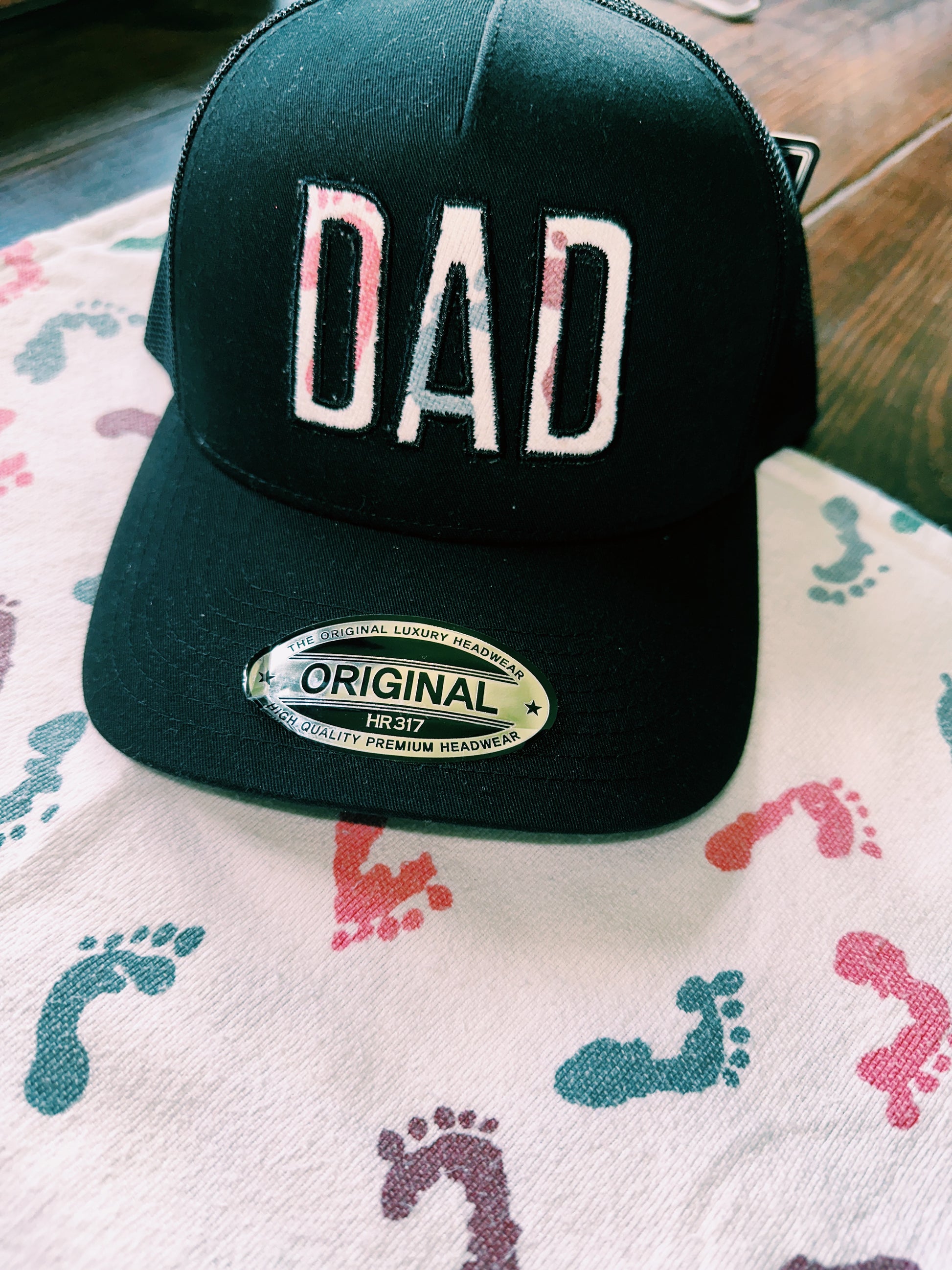 Keepsake Hospital Blanket DAD Hat