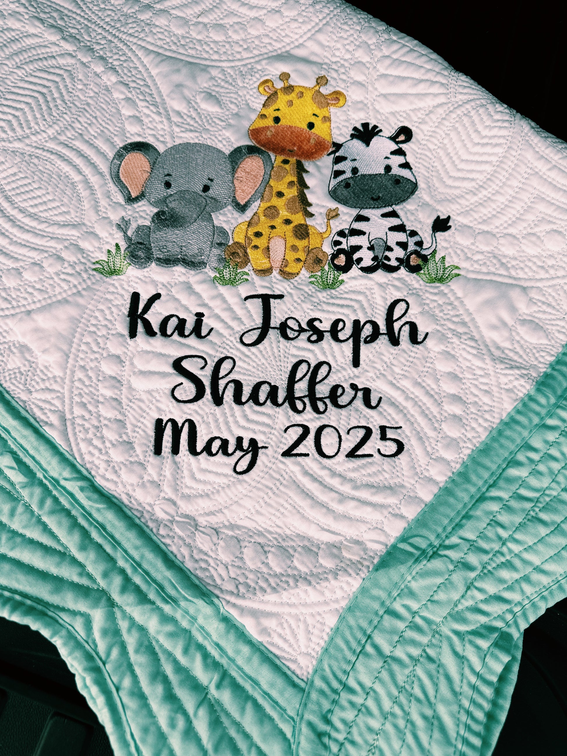 Sweet Baby Bible Verse Quilt