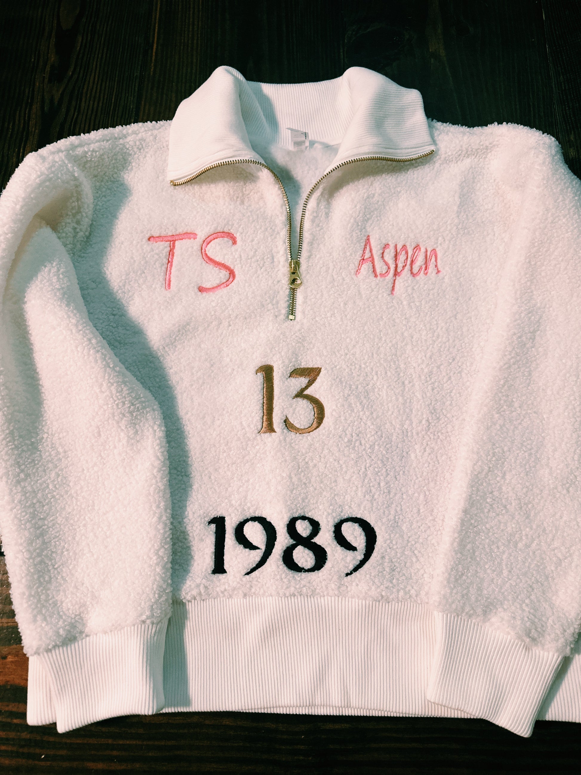 Swiftie Pullover Front and Back