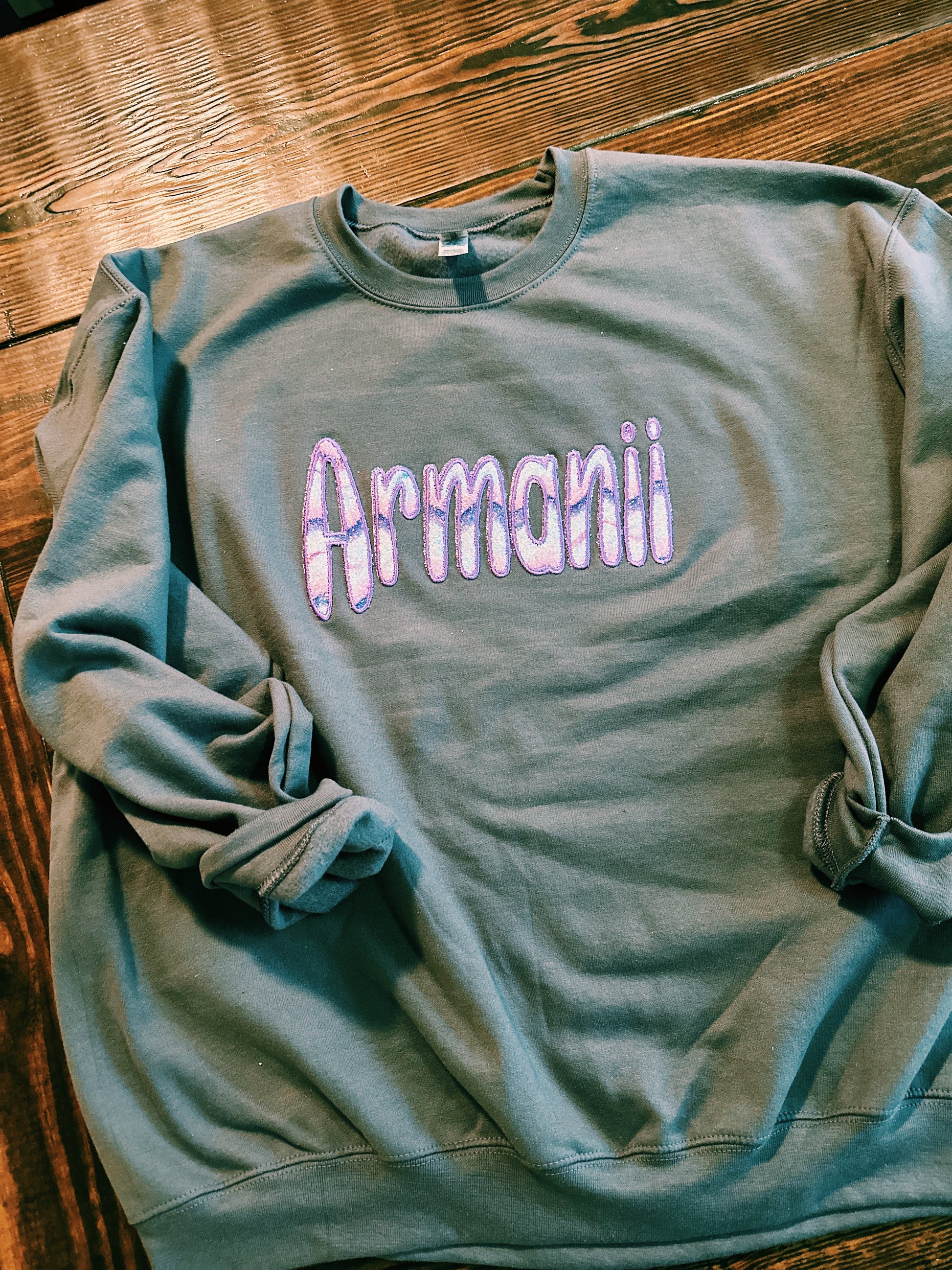 Personalized Bubble Name Sweatshirt