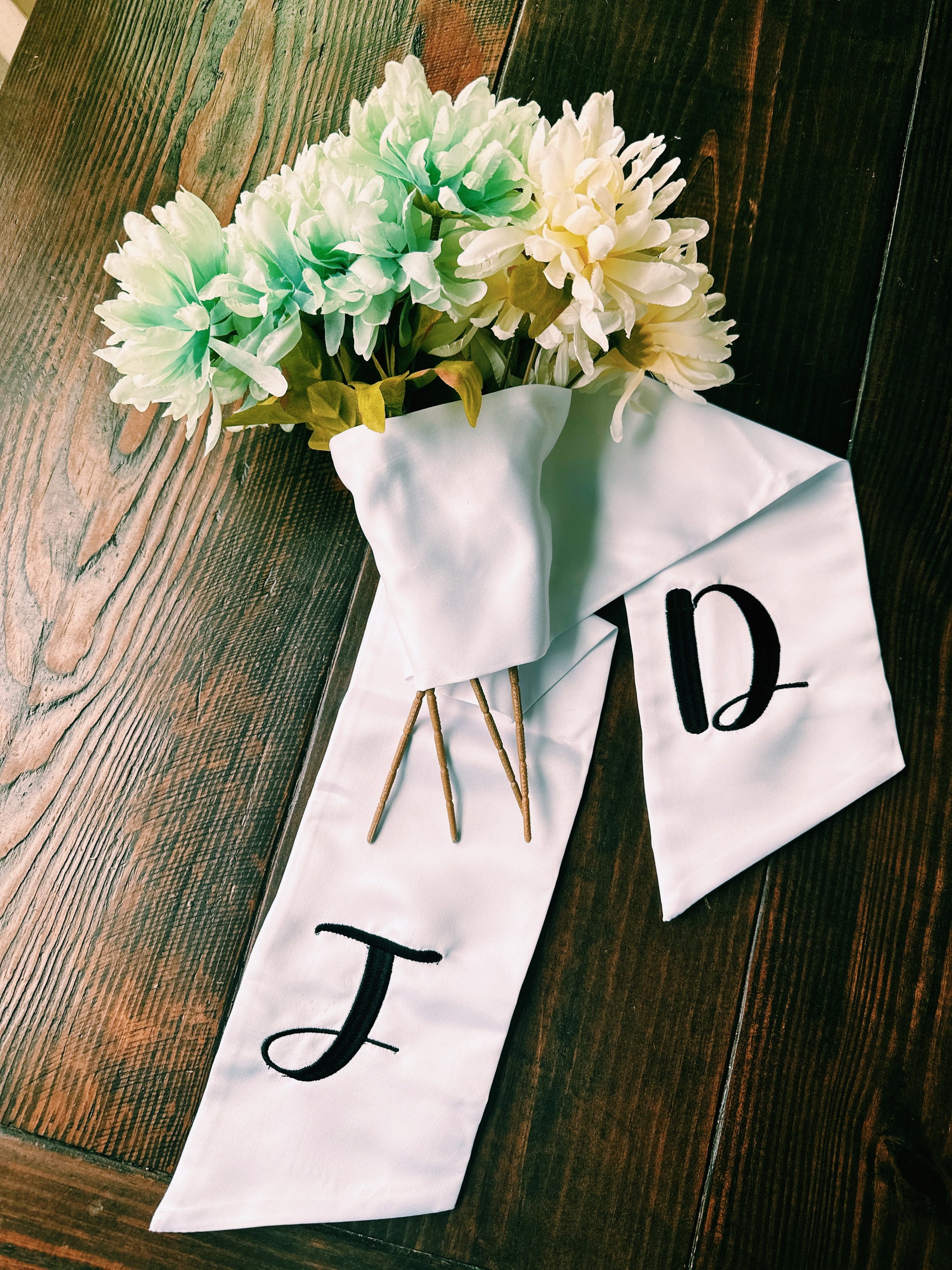 Wedding Bouquet Sash