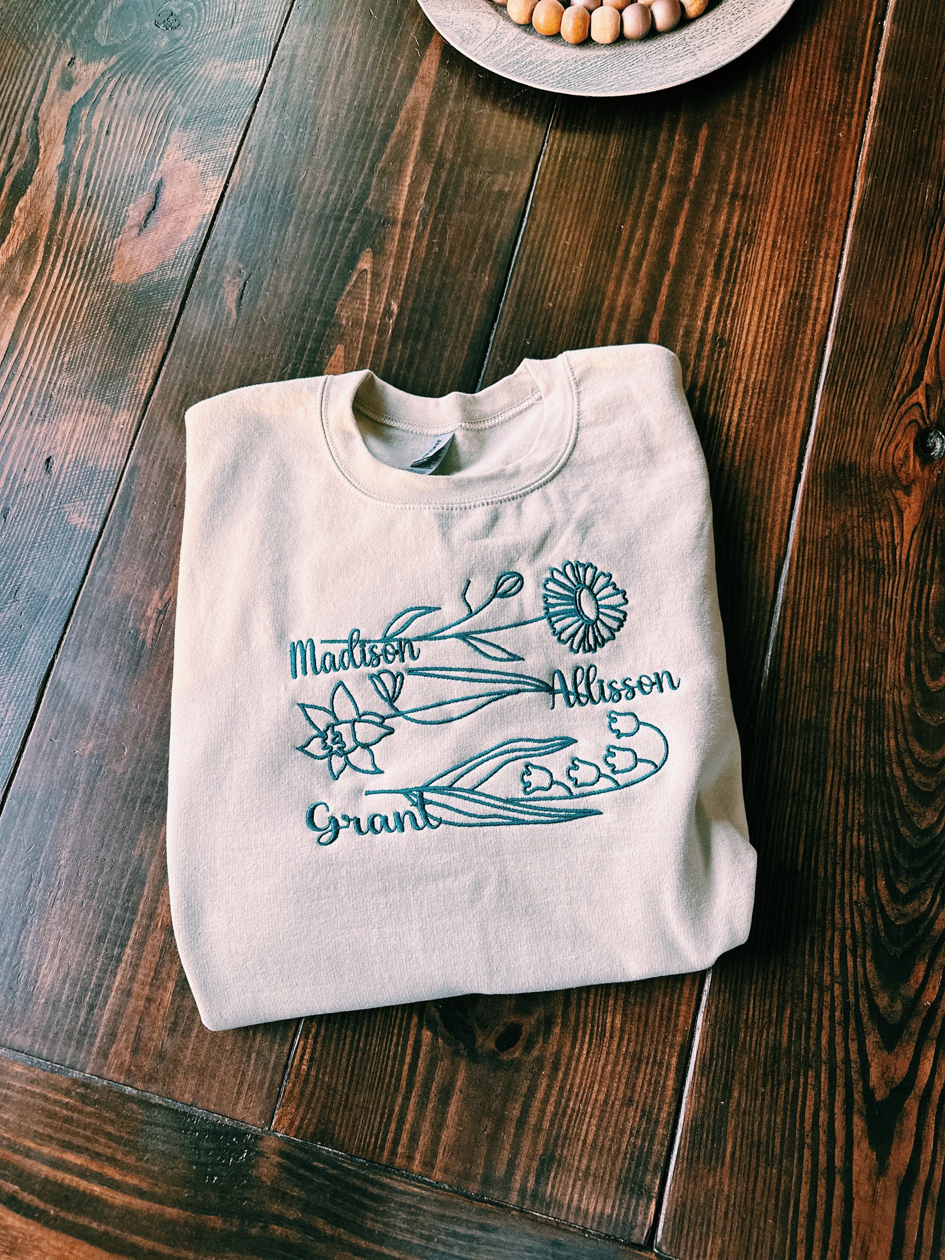 Sweet Birth Flower Sweatshirt